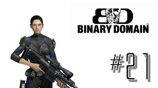 Let's Play Binary Domain| Part 21: Amada R & D Floor