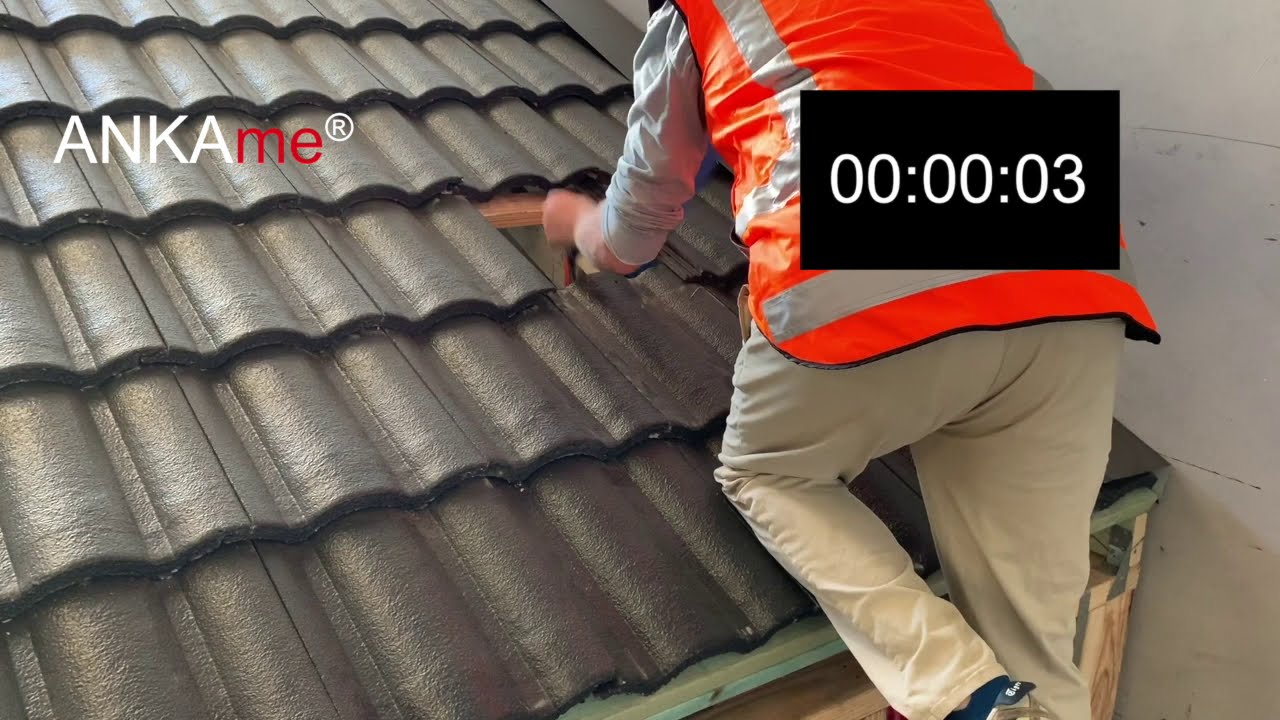 How to Install Temporary Anchor Point on Tile Roof  Spanset Anchor strap  installation (2023) 