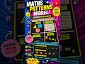 Patterns in Maths #model #summerholidays #homework #patterns #mathematics #trending #ytshorts