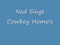 Ned Sings Cowboy Homo's