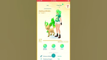 (:.-Evolved my Shiny Eevee into Shiny leafeon-.:)