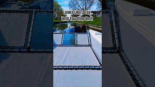 RC Boat... But you can Chill on it! #remotecontrol #electric #catamaran    #diyboat