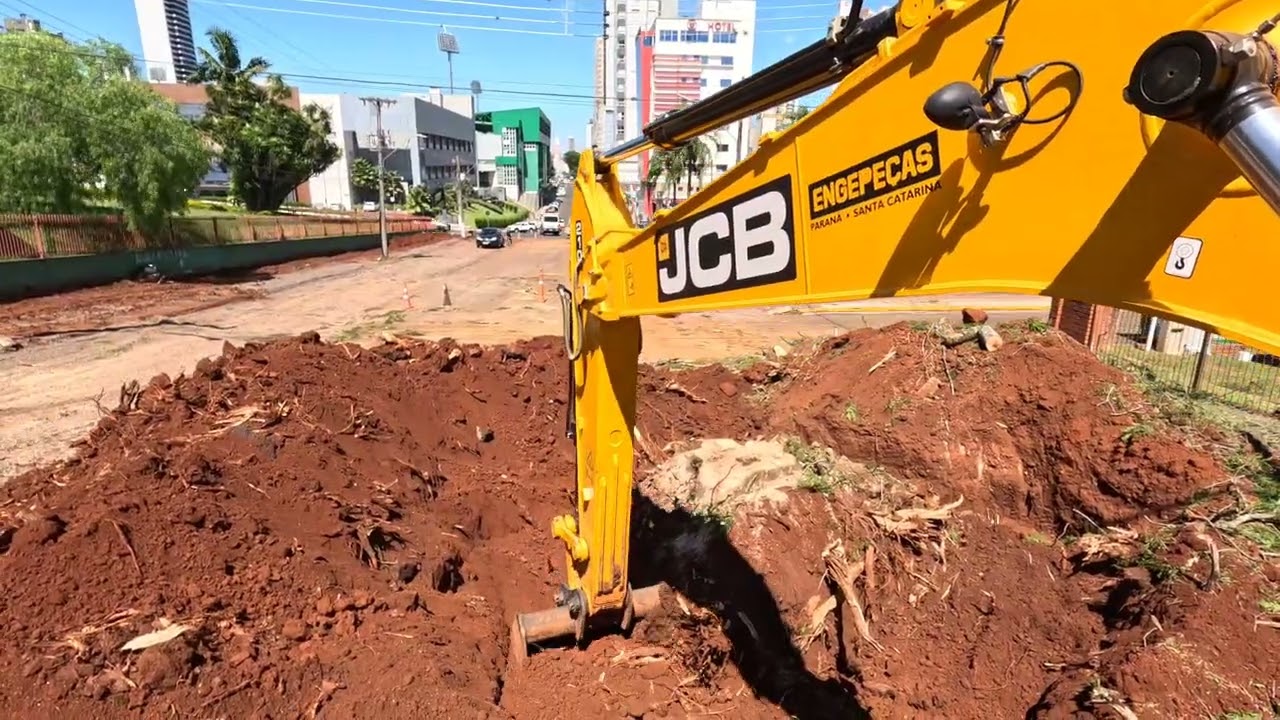 Esse deu trabalho! Toco gigante na cidade 