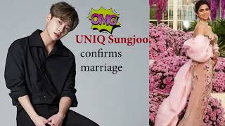 Uniq Member Sungjoo Accepts He Is Married And Has A Child