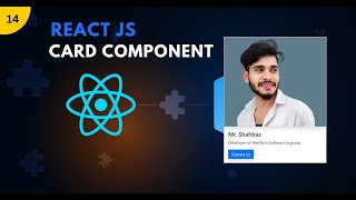 How to Create a Simple React Js Card Component | ReactJs Tutorial for Beginners  | reactCard | Hindi