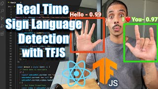 Building a Real Time Sign Language Detection App with React.JS and Tensorflow.JS | Deep Learning screenshot 5