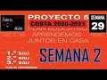 Semana 29, Bachillerato, Costa (Proyecto 5, semana 2)