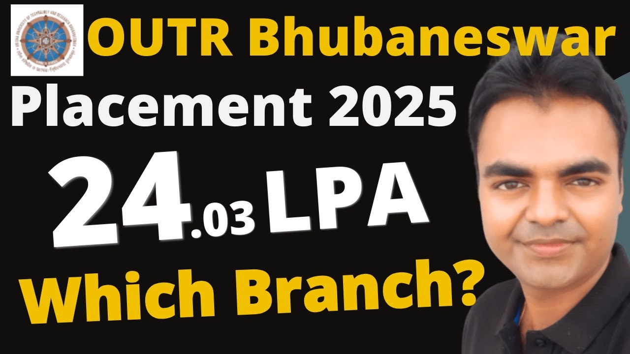 OUTR Placement Report 2025, BTech Placement Report of OUTR Bhubaneswar ...
