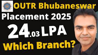 Outr Placement Report 2025, Btech Placement Report Of Outr Bhubaneswar 2025