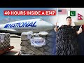 40 Hours Inside a B747! Cargo Mission Over the Himalayas (US - Pakistan - Nepal)