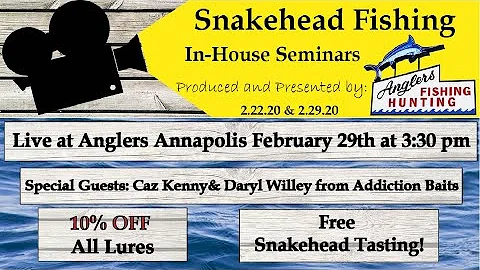 Snakehead Seminar Featuring Caz Kenny, Daryl Wille...