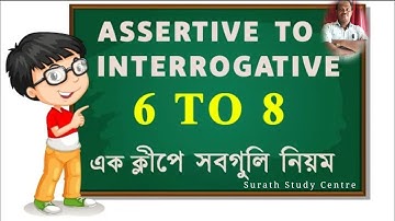 How to transform - assertive sentence into an interrogative sentence and Voice change Bangla Tutoria