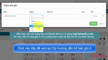 Phần 7: Hướng dẫn cấu hình bản ghi MX để sử dụng Email