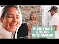 TELLING OUR FRIENDS & FAMILY WE ARE PREGNANT (BABY NUMBER 3) THEY WERE SHOCKED! *AUSSIE MUM VLOGGER*