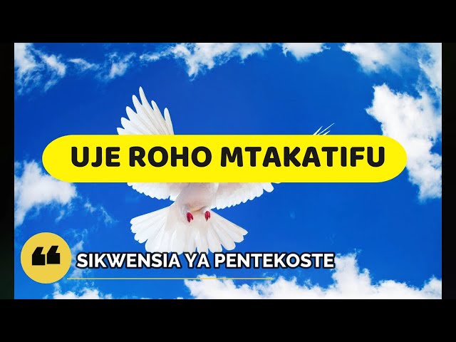 Uje Roho Mtakatifu | Sekwensia ya Pentekoste | Lyrics class=