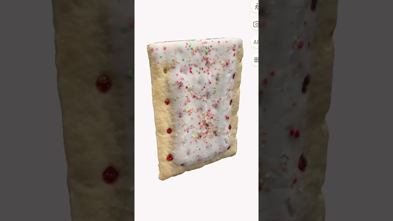 3D scanning a Poptart and 3D printing it with a resin photon mono X2 by Anycubic