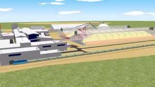 Trailer of 3D animation of a logistical concept