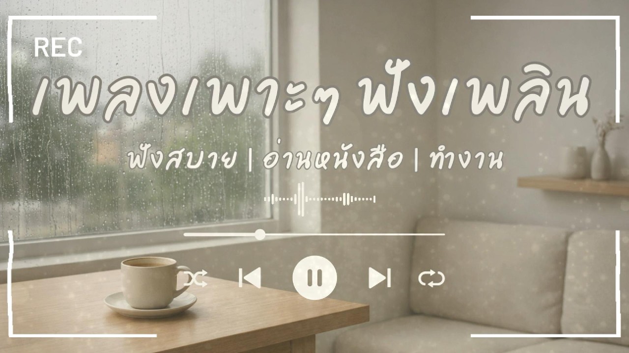 รวมเพลงไทยทำงาน | เปิดยาว อ่านหนังสือได้