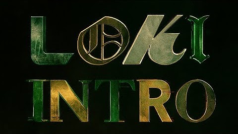 Loki Intro | First project in Adobe After Effects