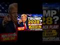 Trump 2028? Is Donald Trump Planning a Historic Comeback? 🇺🇸