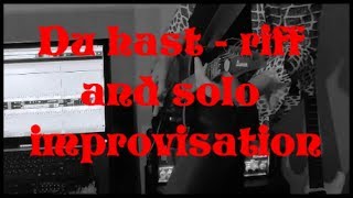 Rammstein – Du hast – riff and solo improvisation