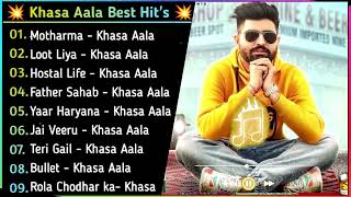 Khasa Aala Chahar All new songs 2024 | New Haryanvi Songs Jukebox 2024 | Khasa Aala Hit Song