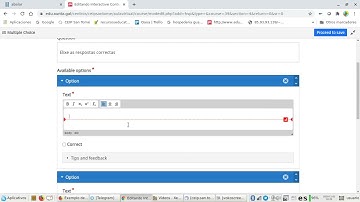 h5p opción multiple
