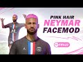 Neymar Pink Hair FaceMod For FIFA 22
