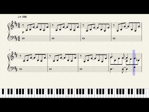 Final Fantasy VIII : Breezy piano sheet - YouTube