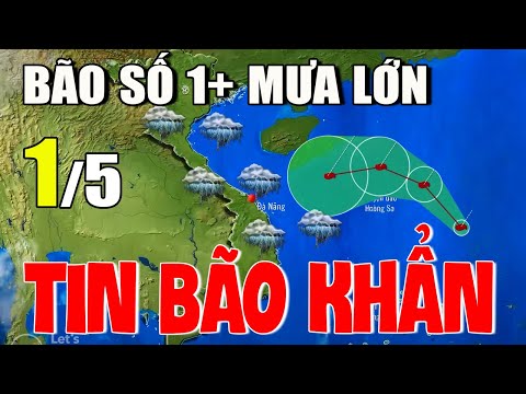 Dự báo thời tiết hôm nay mới nhất ngày 1/5