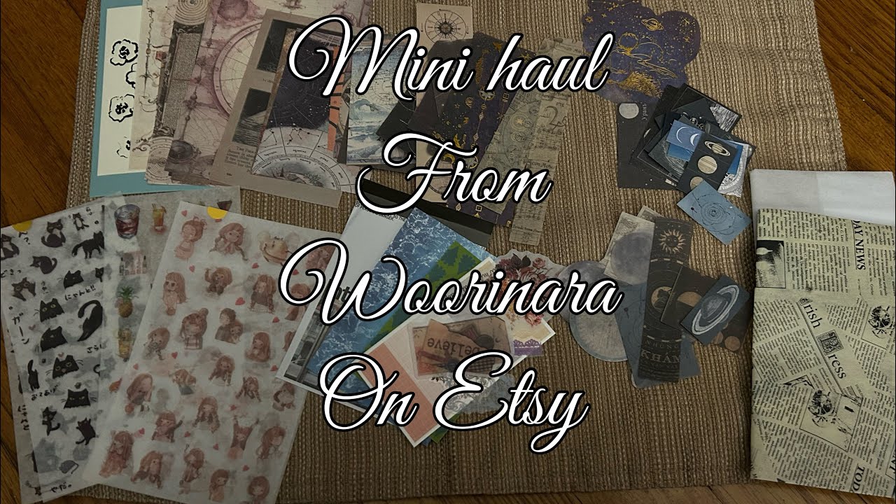 Universe & Constellation Random Paper & Sticker grab bag || bgm 🎶 