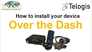How to install your ELD device "Over the Dash"