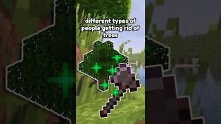 Different Types Of People Chopping a Tree 😭  #like #subscribe