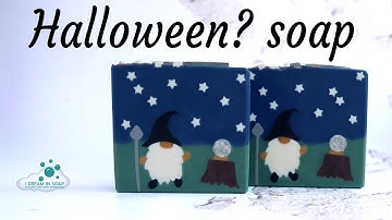 Sort of but not really Halloween Cold process soap making. Wizard Soap.