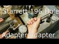 Shop Hacks:  Using a Starrett hole adapter on an inexpensive indicator