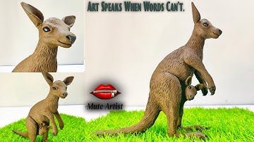 How to Make a Kangaroo with Clay — Perfect Shape, Zero Mistake