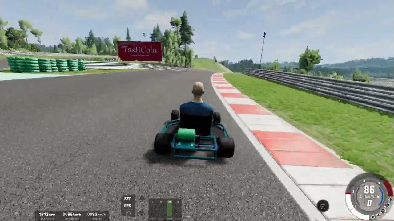 BeamNG Scratch built gokart test drive YouTube