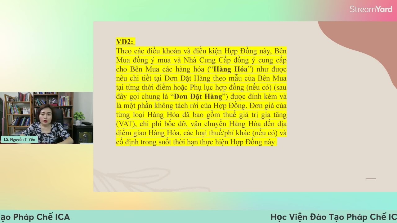 Thực hành thiết kế hợp đồng mua bán