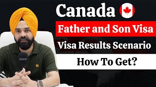 Canada Father and Son Tourist Visa On Hotel Booking || Canada Mother and Son Visa