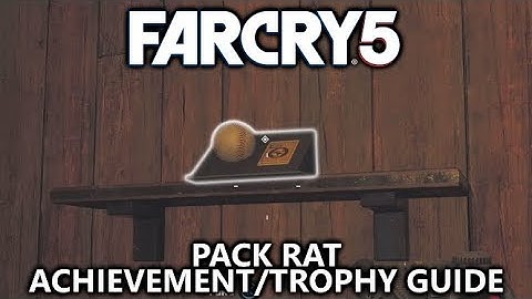 Far Cry 5 - Pack Rat Achievement/Trophy - How Collectibles Work and All 6 Types of Collectibles