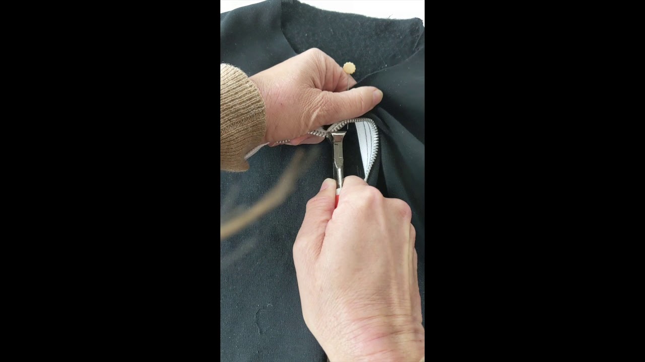 How to Shorten a Separating Zipper 