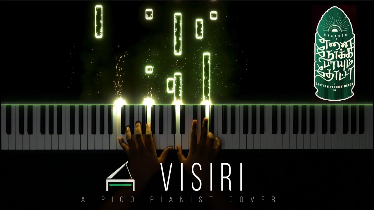 Visiri  Darbuka Siva  Enai Noki Paayum Thota  Tamil Piano Cover