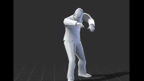 Zombie 3D model and animation.