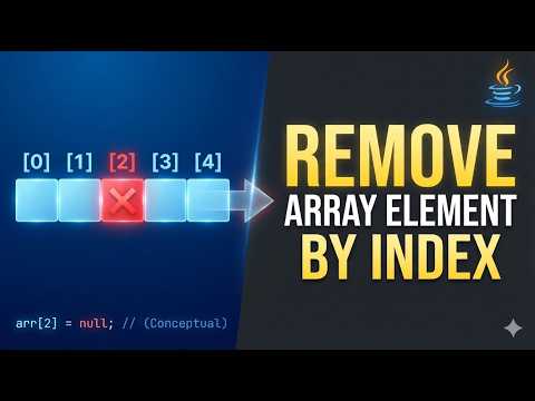 How to Remove an Element From an Array in Java