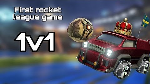 First Rocket League 1v1 