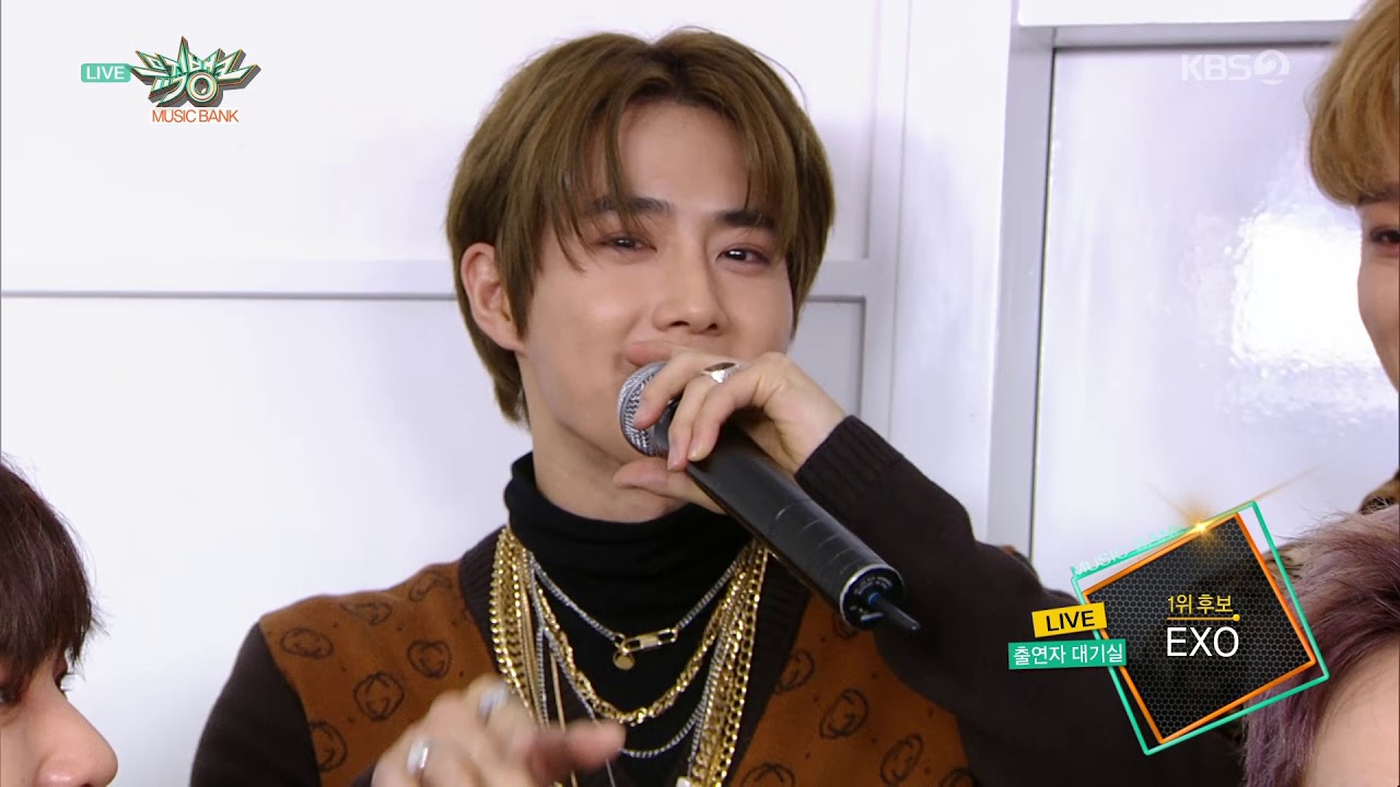 181109 엑소 뮤직뱅크 1위 후보 인터뷰