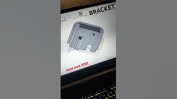 Bracket solid work surfacing #surfacing #solidworks #new #firstvideo #hiphop #dancehall