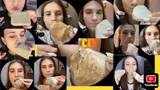 @poli chalk Wet soft chalk dry chalk+crumbs and paste compilation #asmr #chalkasmr  screenshot 1