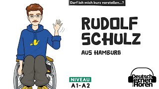 #727 Rudolf Schulz, aus Hamburg - Deutsch lernen durch Hören - Niveau:A1-A2 - German stories @DldH