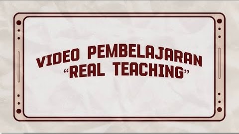 Video Pembelajaran Real Teaching Modul 2 - Koding dan Kecerdasan Artifisial Fase D (OJT 1)